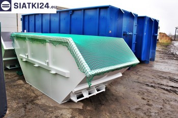 Siatki Nowe Miasto Lubawskie - Siatka przykrywająca na kontener - zabezpieczenie przewożonych ładunków dla terenów Nowe Miasto Lubawskie